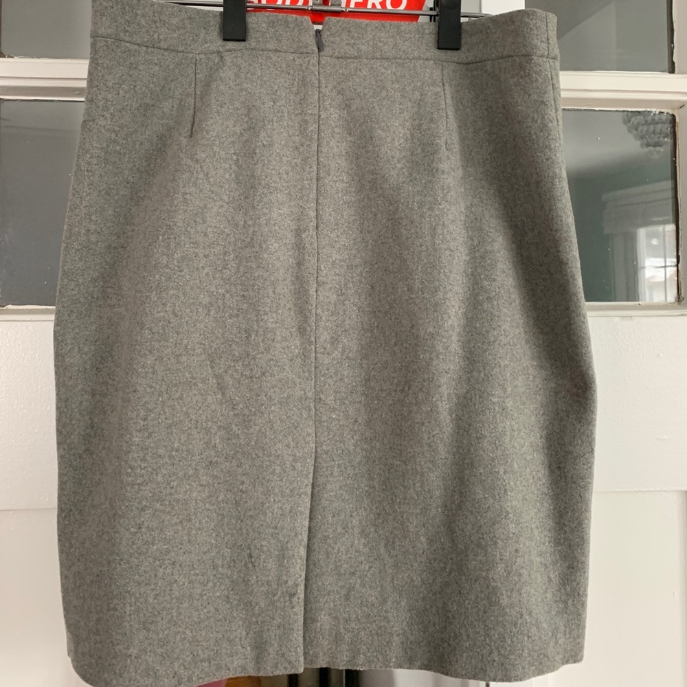 Gray JCrew Pencil Skirt